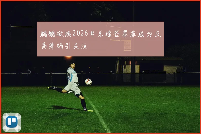 鹈鹕欲换2026年乐透签墨菲成为交易筹码引关注